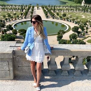 H&M Blue Blazer with White Lining